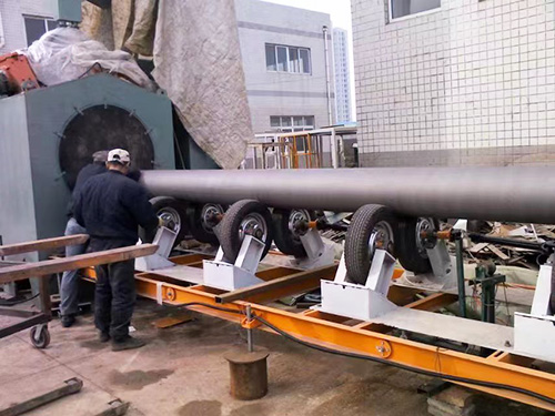 鋼管外壁通過式拋丸機